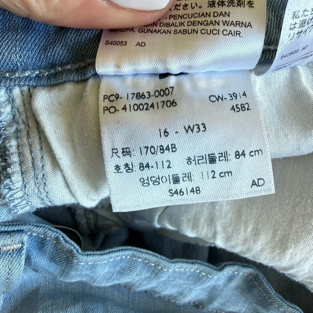 Levi's Light Blue Denim Bermuda Shorts